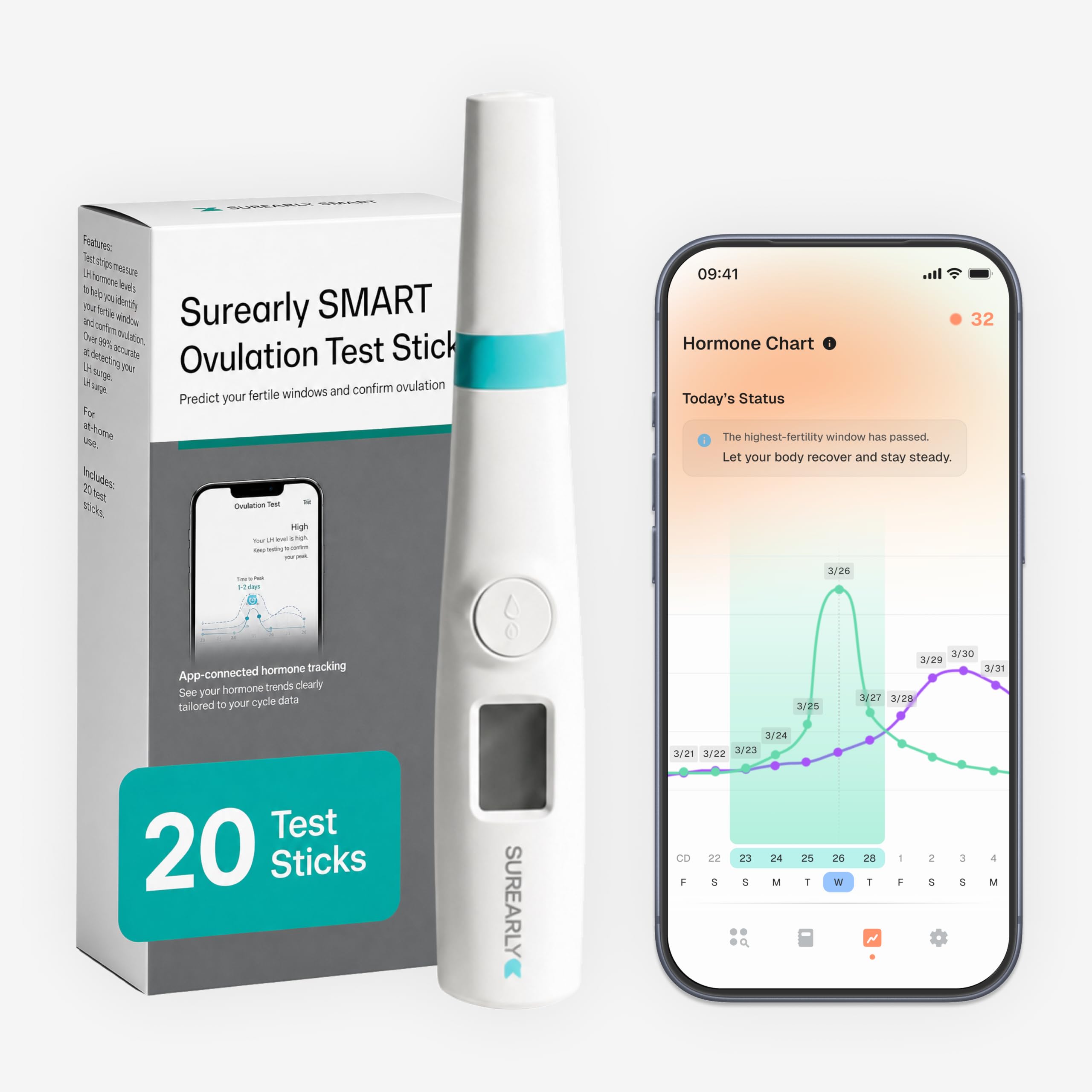 Surearly SMART Digital Ovulation Test Kit