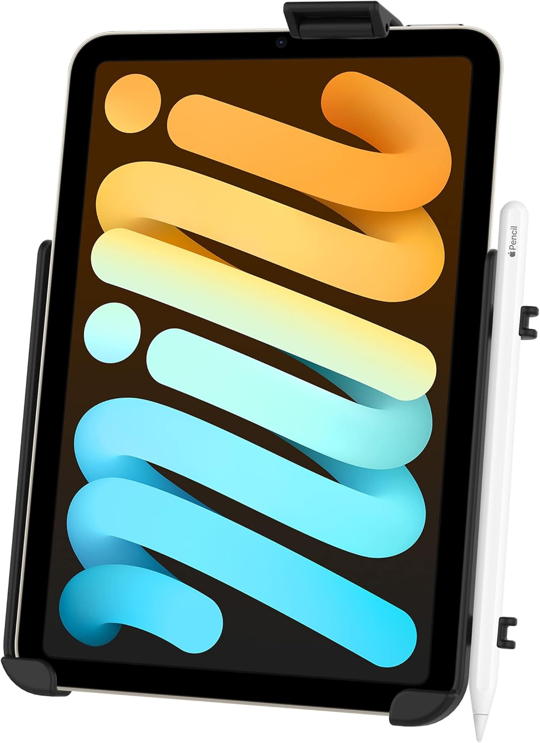 RAM MOUNTS EZ-Roll’r Mount Cradle for iPad mini 6 & A17 Pro – Fits B & C Size Ball Bases (RAM-HOL-AP36U)