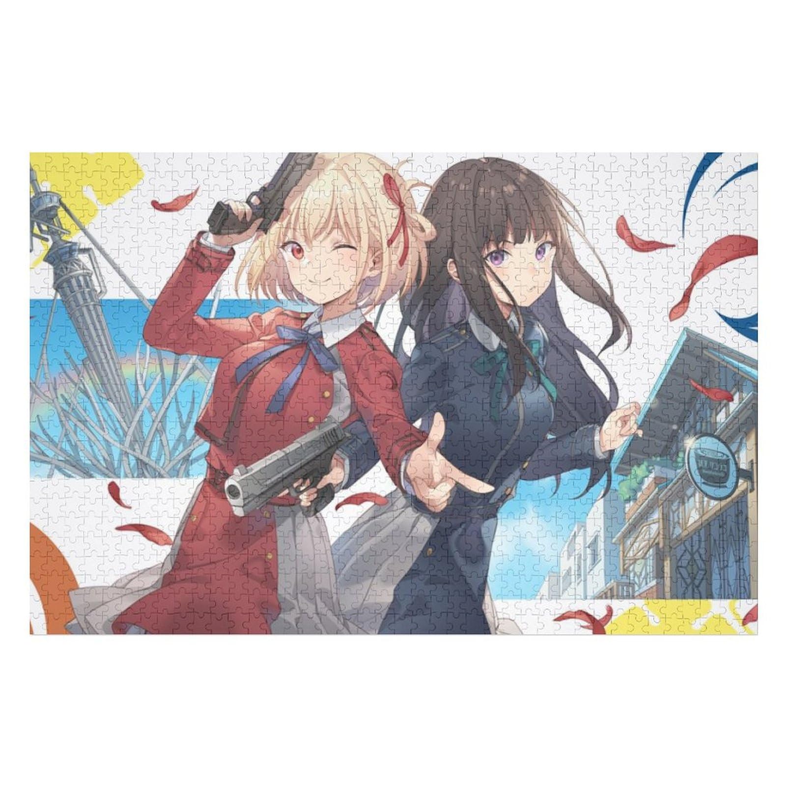 Amazon.co.jp: リコリス・リコイル ジグソーパズル 500/1000ピース