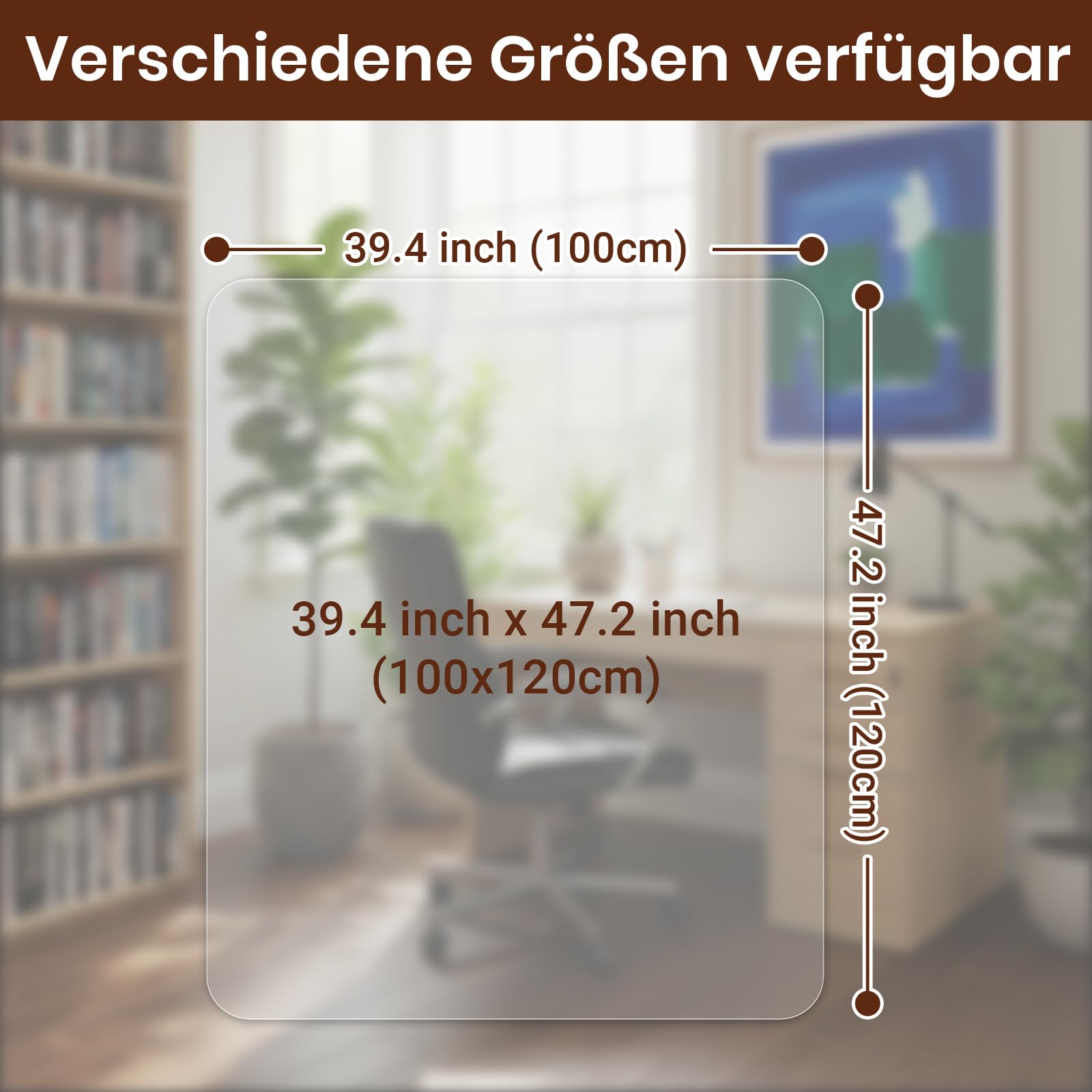 Cosyland Bürostuhl Unterlage versch. Größen – Bild 5