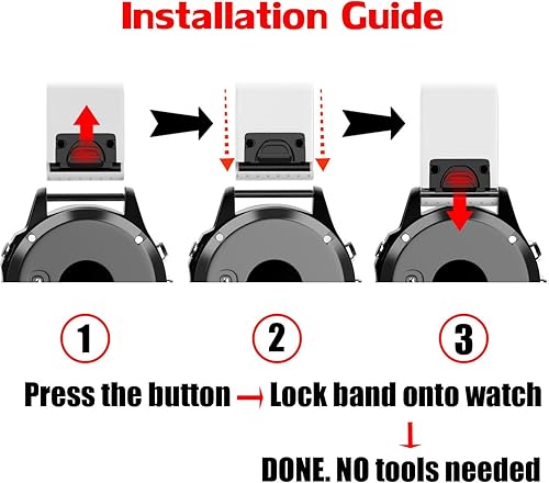 Miniatura 5 de ANCOOL - Correa para Garmin Fenix 5S, de ajuste fácil, de silicona suave de 20 mm de ancho, correa de reloj para Fenix 5S, #1-Blanco