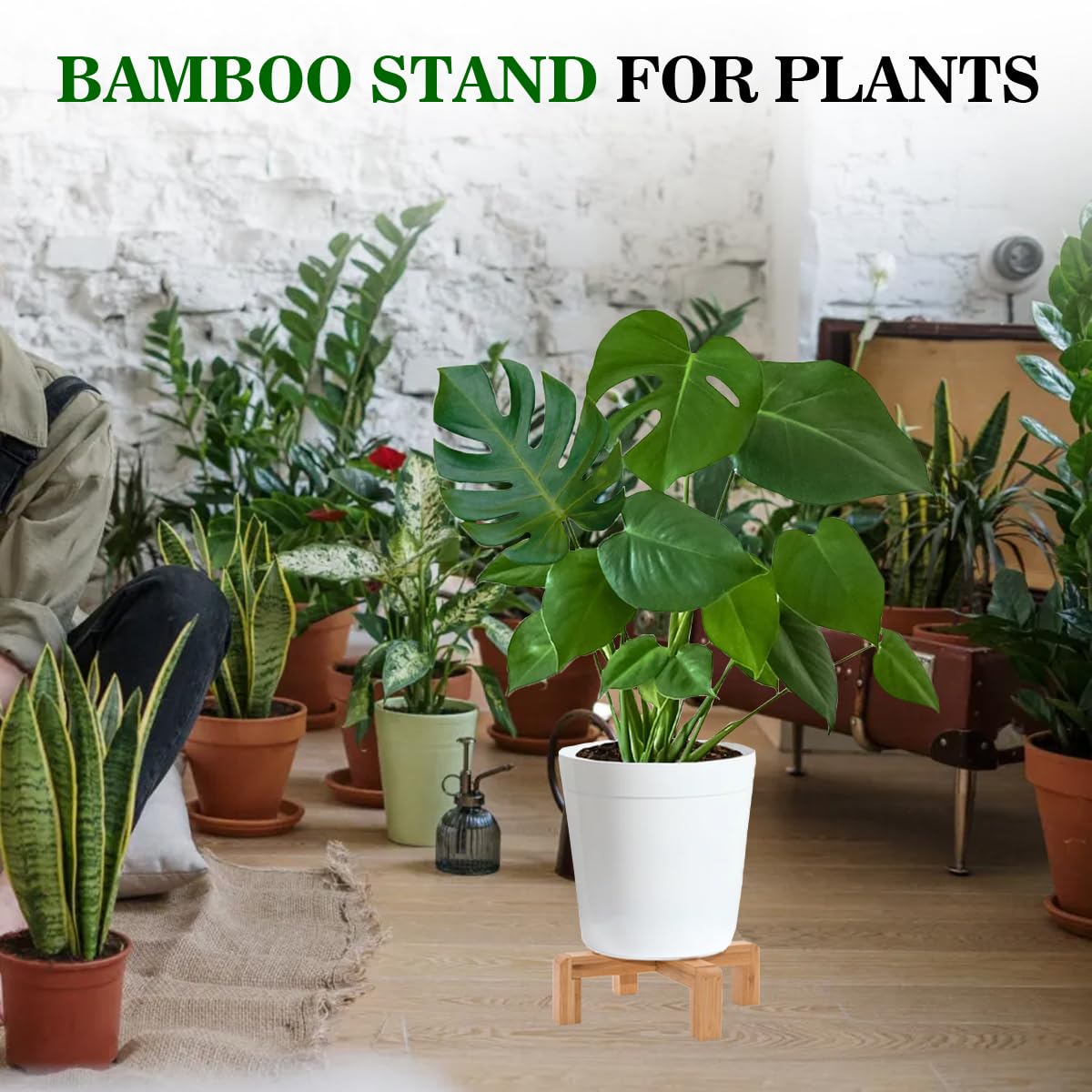 ARTORA Small Wood Plant Stand - Image 2