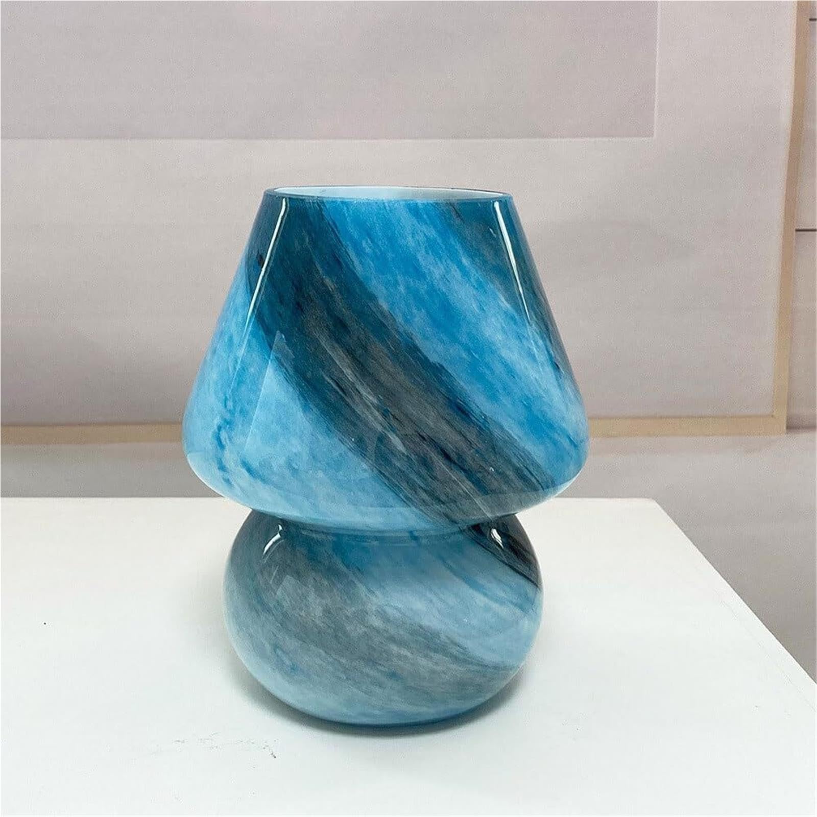 Lampada da tavolo in vetro a forma di fungo minimalista Lampadas