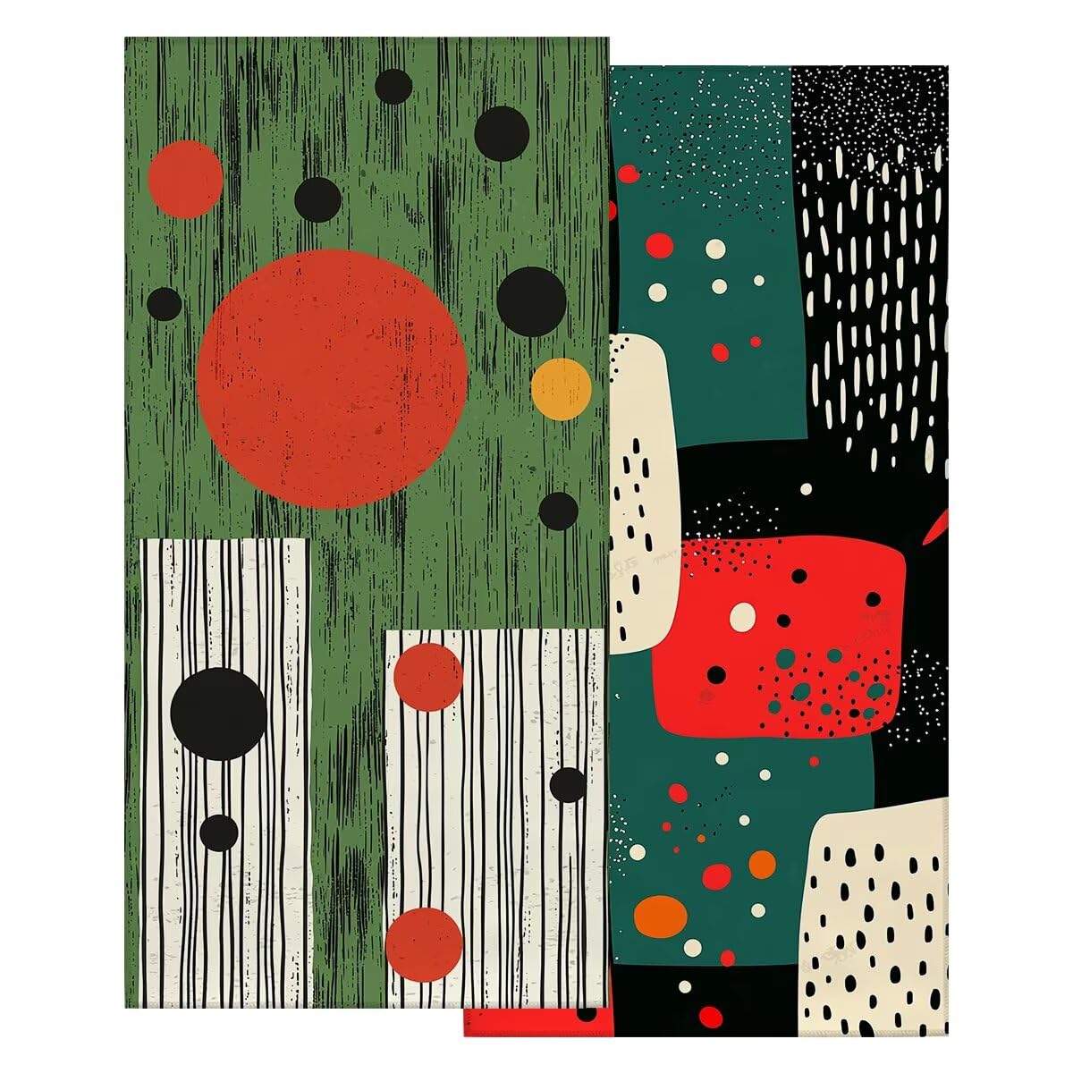 Toalla Playa 90x180 cm, Toalla Gimnasio Microfibra Secado Rapido, Juego de 2 Antiarena Toallas de Playa, Ligera Compacta Toallas Microfibra Grande para Viaje, Regalo Hombre Mujer (Abstracto) -4547