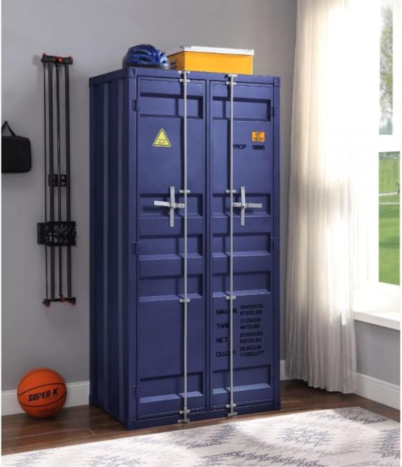 Ergode Wardrobe (Double Door) Blue