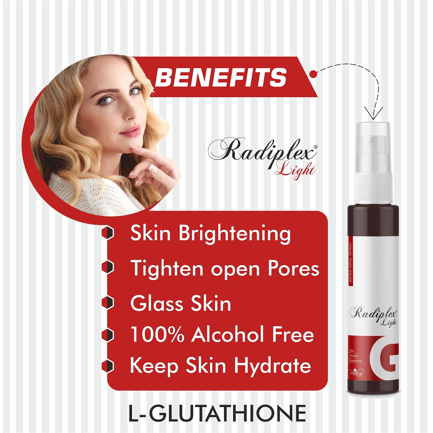 white light l-glutathione spray benefits Glutathione Sublingual at 495/piece | Skincare Products in Mohali whitelight glutathione sublingual spray aim