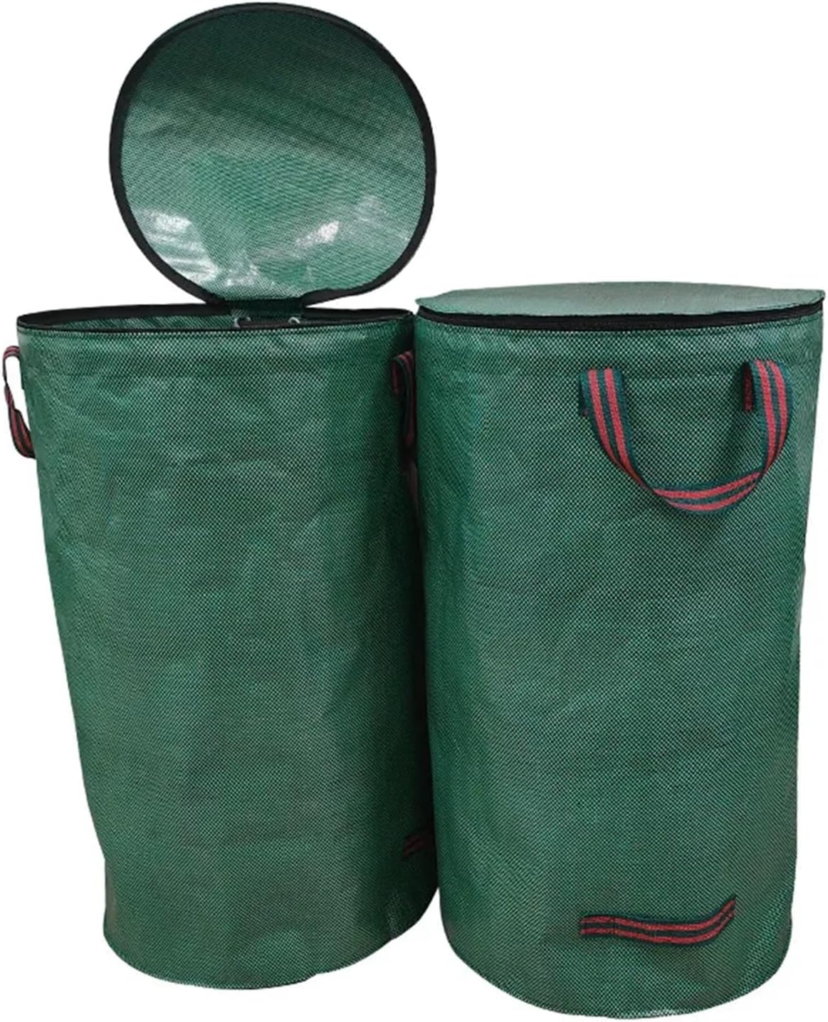 120L Round Covered Weed Collection Bags And Gardening Buckets