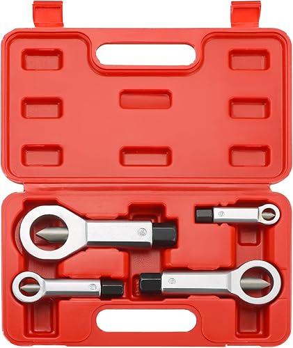 Acymner 4-teiliges professionelles Mutternspalter-Set, robuster Nussspalter, Cra