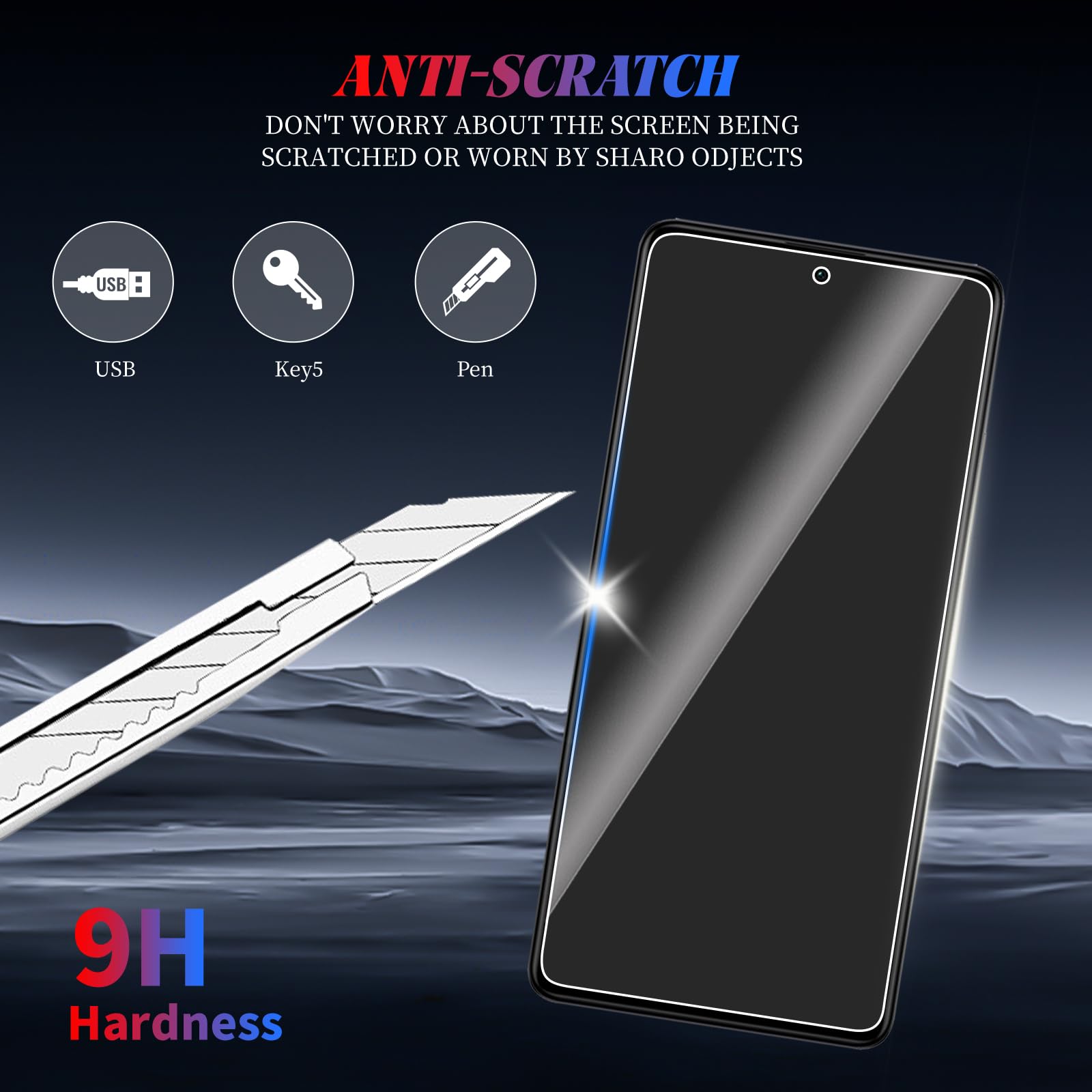 Panzerglas-Schutzfolie Für Xiaomi Redmi Note 12 Pro – 2 Stück, 9H Härte, Anti-Spy, Einfach Zu Montieren