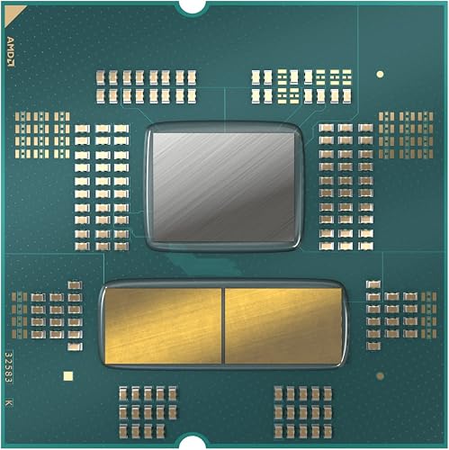 AMD Ryzen 7 7700X Processeur (Radeon Graphique Intégré, 8 Coeurs/16 Threads, 105W DTP, Socket AM5, Cache 40MB, jusqu'à 5.4 GHz Fréquence Boost, Pas de Ventilateur) - 8