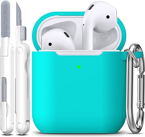Miniatura 98 de Funda para AirPods con llavero, protección completa, de silicona, accesorios para AirPods, funda para hombres, mujeres y adolescentes, con estuche