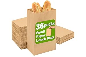 Sukh Brown Paper Lunch Bags: Kraft Paper Bags for Sandwiches, Bulk Paper...