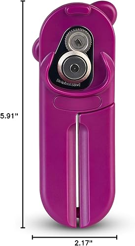 Miniatura 11 de Culinare Abrelatas C10026 MagiCan, morado, plásticoacero inoxidable, abrelatas manual, mango cómodo para mayor seguridad y facilidad, variante de