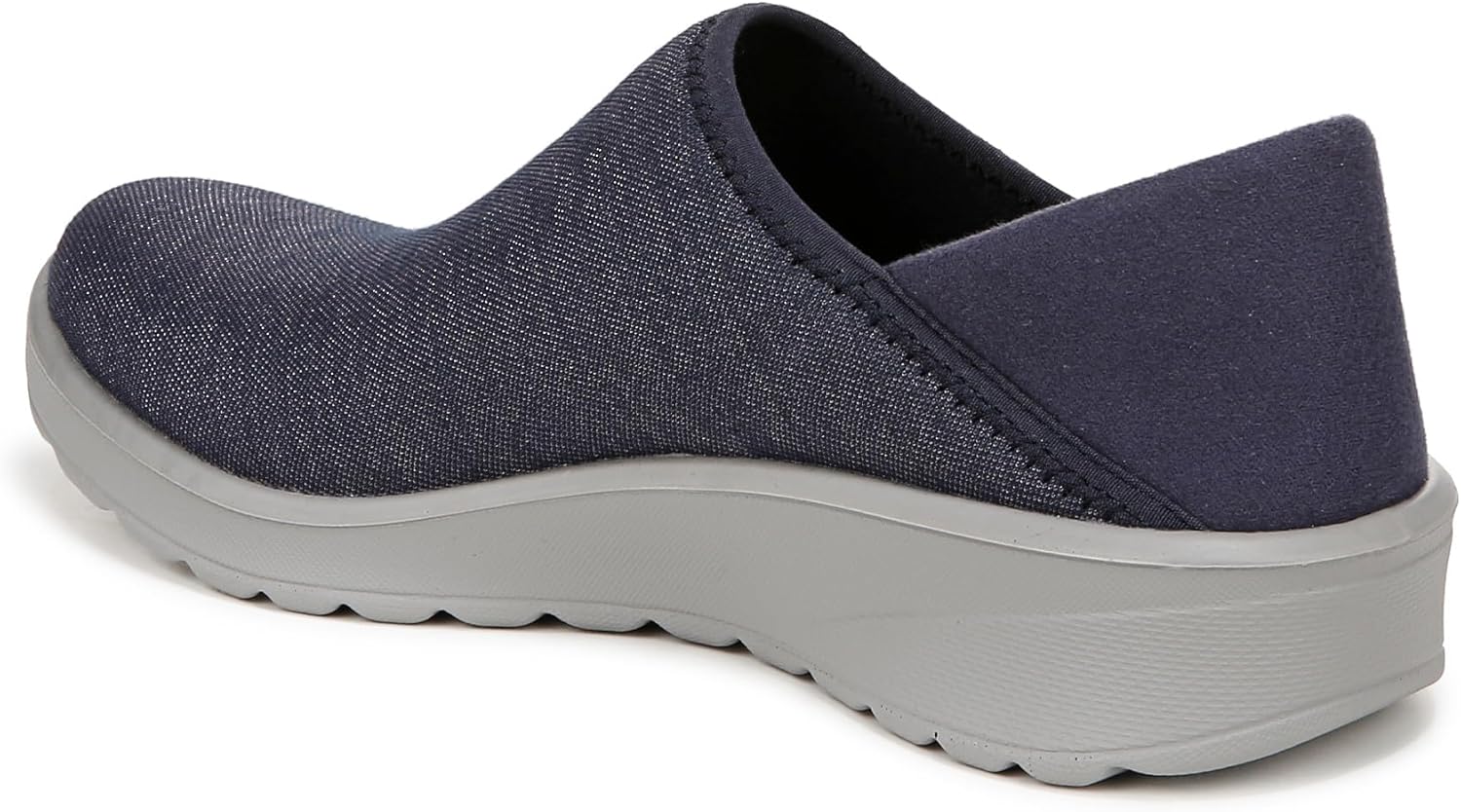 BZees Womens Getaway Slip-On Navy Shimmer Fabric 9.5 M - Image 8