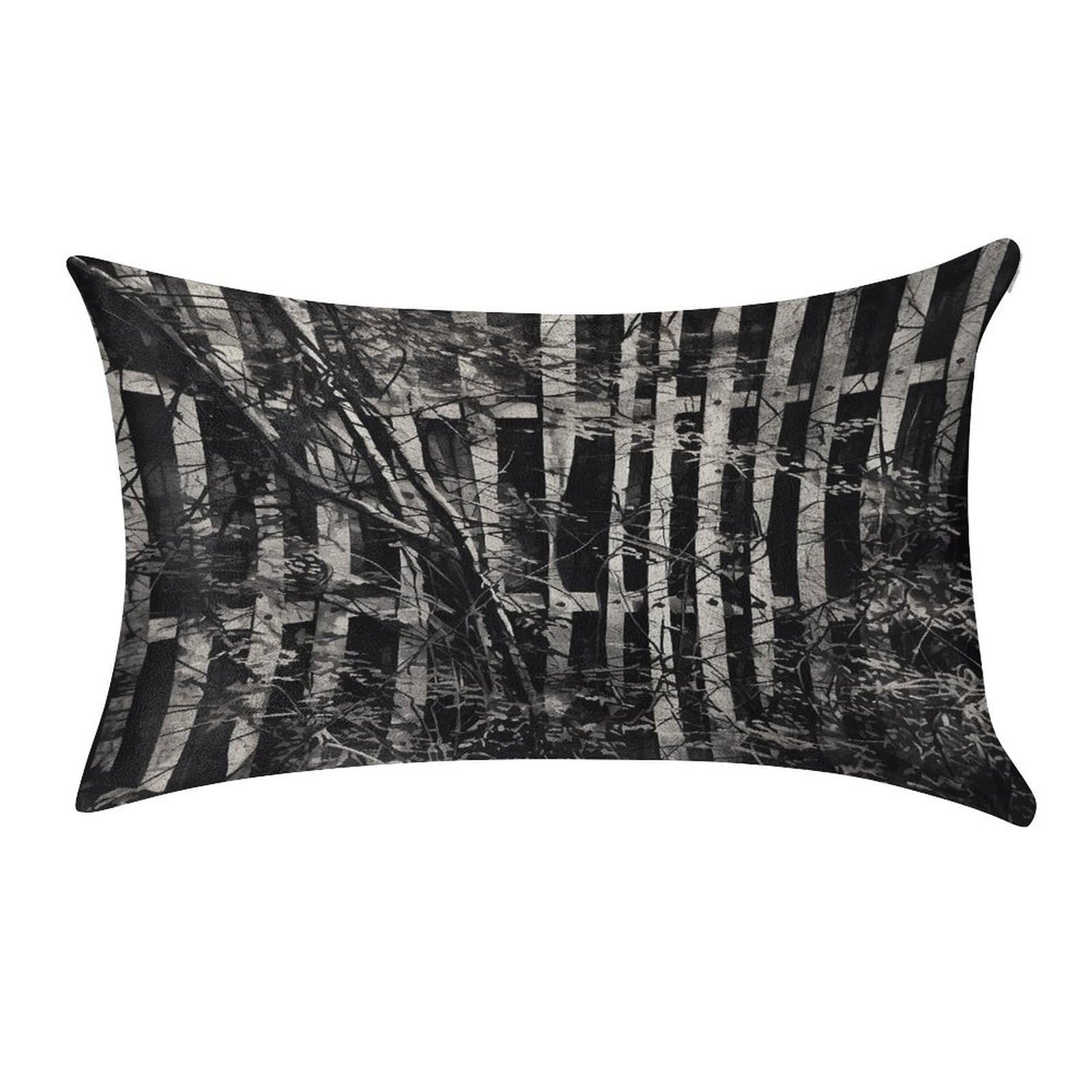 Fekiloot Style Old Wooden Fence Pillow Covers Home Decor Pillow Cases