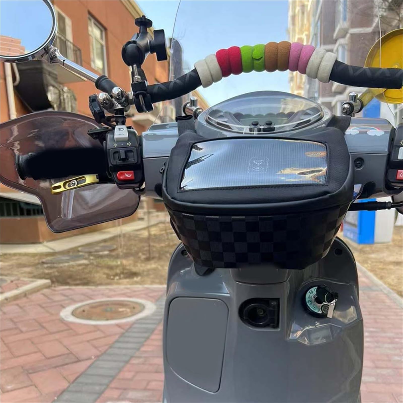 Sac De Rangement pour Outils Moto, Sacoche Tête pour Écran Tactile, Navigation pour Téléphone Portable, Accessoires pour Tricity 300 155 125