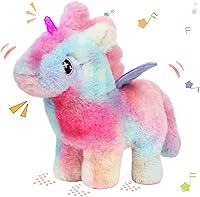 Vista 20 de Hopearl - Pollo caminante, mascota, gallo, pollito, juguete de peluche interactivo electrónico, granja, animales animados, regalos para niños