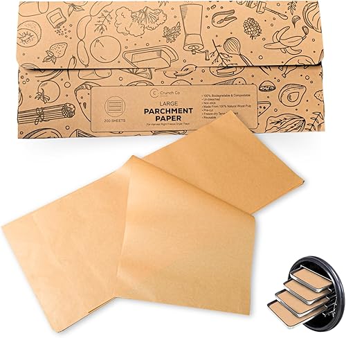 Miniatura 7 de Paquete de 150 papel pergamino para secadora de congelación derecha de cosecha (M - mediano)