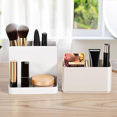 Miniatura 3 de Poeland - Organizador de escritorio para lápices, tarjetas, suministros de oficinas, tocador