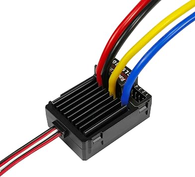 Radiolink CL9030 90A RC Brushed ESC, 2-4S Electric Speed Controller | Waterproof ESC, Dual BEC, 5.5V/7.5V 5A, XT60 Plug, for RC Cars, Boats, Crawlers, Trucks, Tanks