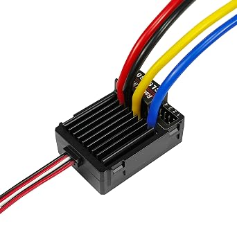 Radiolink CL9030 90A RC Brushed ESC, 2-4S Waterproof Electric Speed Controller with Dual BEC 5.5V/7.5V 5A, XT60 Plug for RC Cars and Boats, Crawlers, Trucks or Tanks