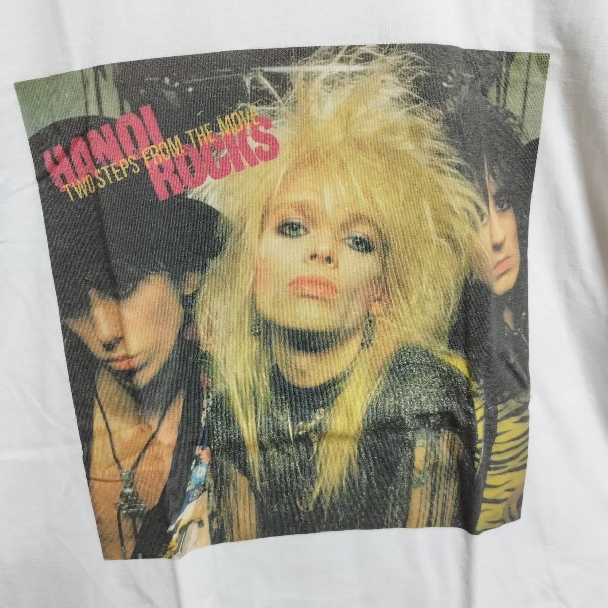Amazon.co.jp: HANOI ROCKS ハノイロックス BIGプリント バンドTシャツ 