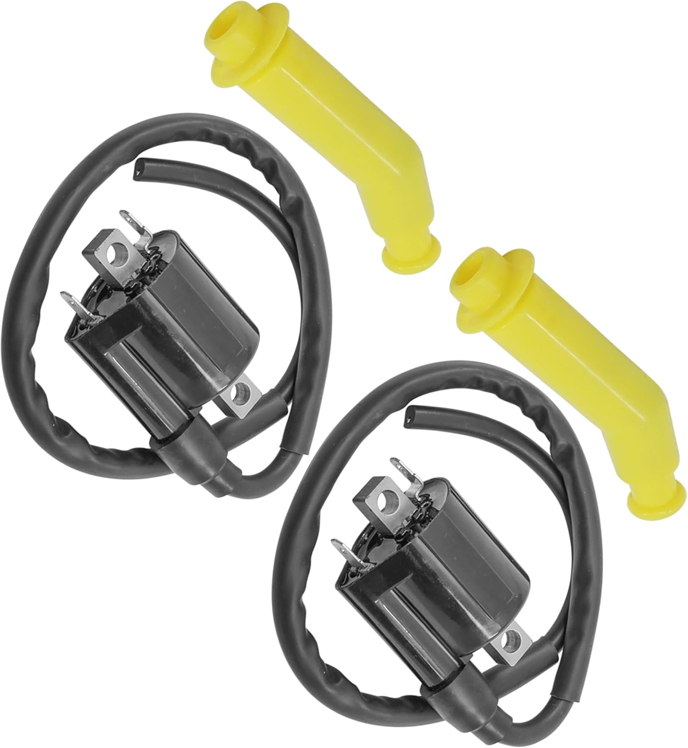 Caltric Ignitioin Coil & Cap Compatible with Honda Rancher TRX420FA 4x4 AT 2010-2014 / TRX420FE 4x4 ES 2007-2013 / TRX420FM 4x4 2007-2012