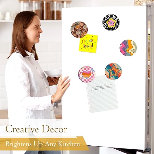 Miniatura 6 de ZYNERY Imanes de sublimación en blanco de 3 x 3 pulgadas, 30 imanes de sublimación en blanco para nevera, fotos imprimibles, imanes de sublimación