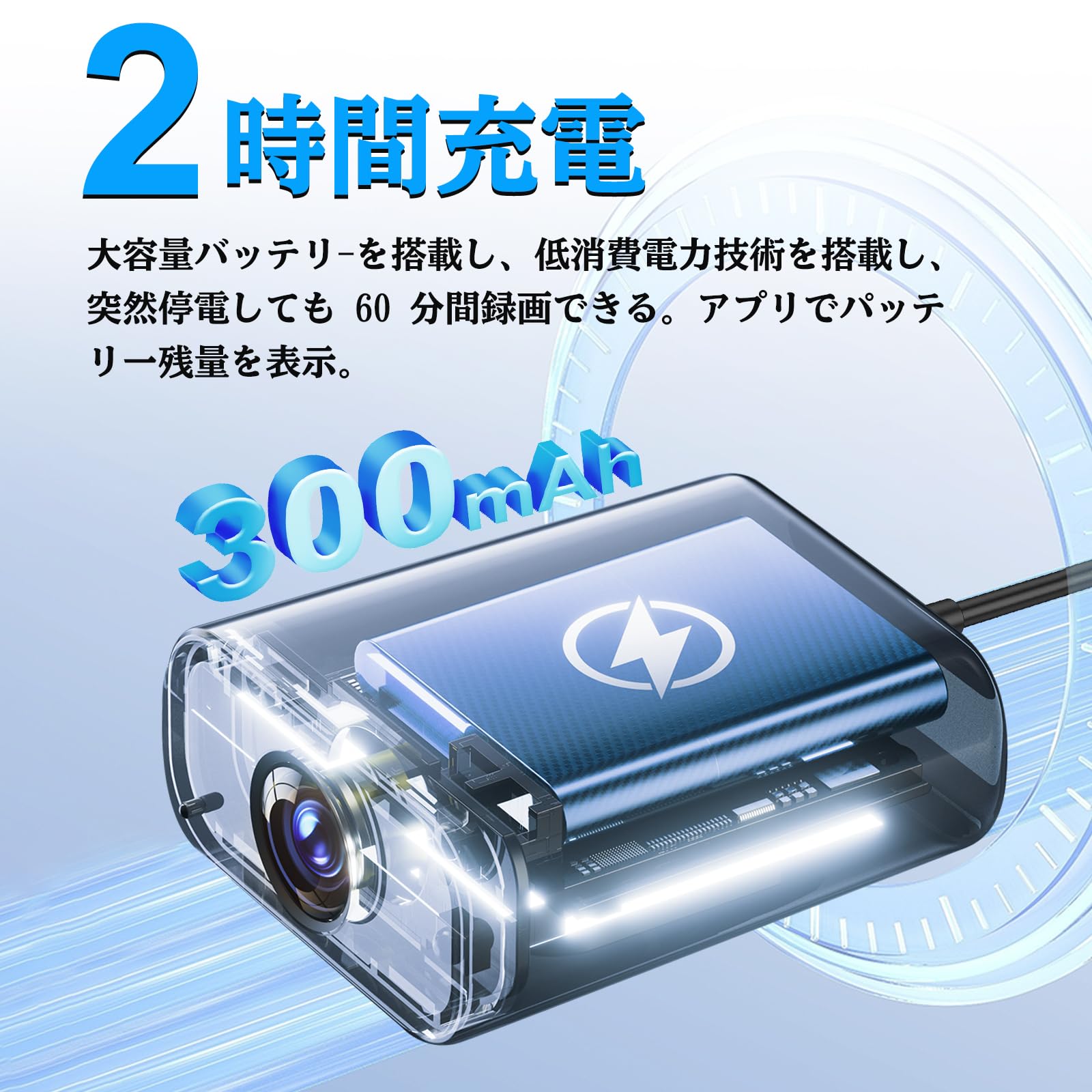 Amazon.co.jp: 小型カメラ 2.4G WiFi 監視カメラ【1080P画質 140°広角