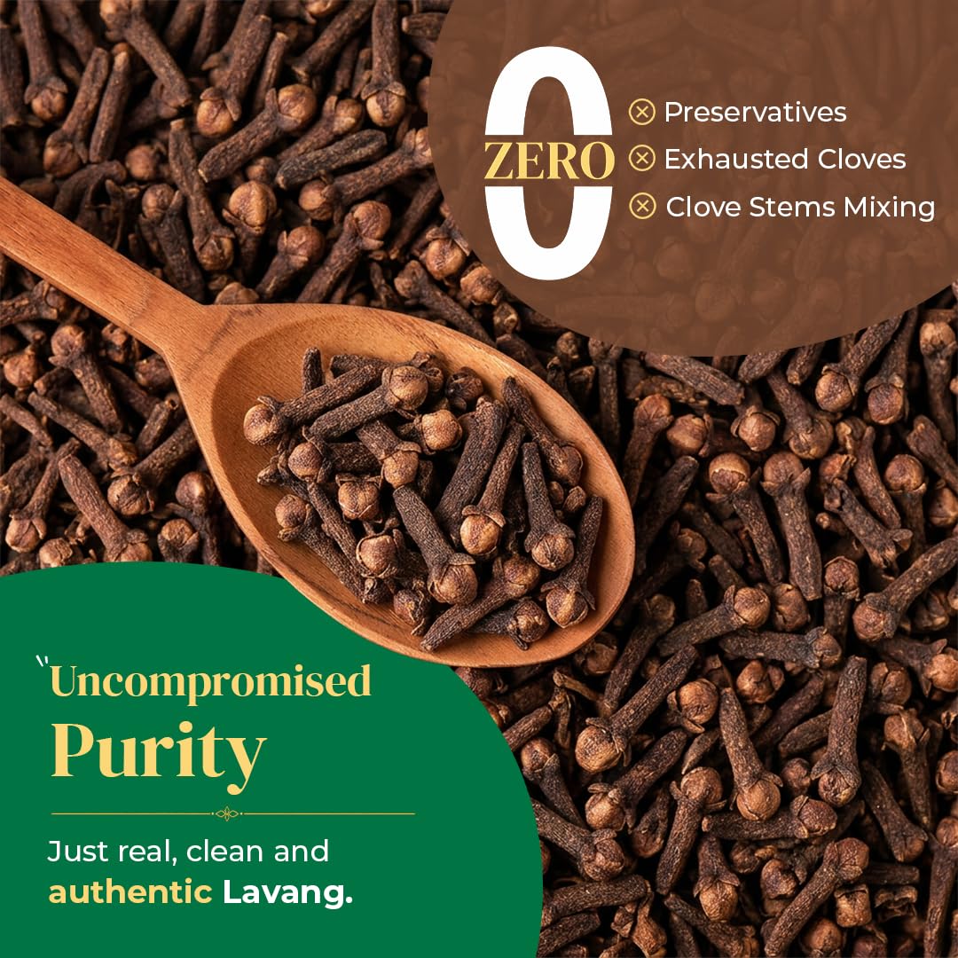 Khetika Whole Clove (Laung) 100g | No Artificial Colours | Natural Lavang | Preservatives Free 2