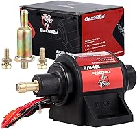 CarBole Universal 12V Electric Fuel Pump - 28 GPH, 2-3.5 PSI, 5/16" Inline for Cars, Trucks, Boats, Generators