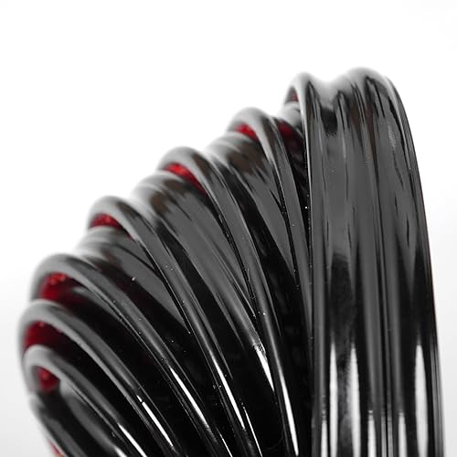 Miniatura 9 de W&S - Moldura de pared flexible para riel de silla, color negro puro, tira de calafateo autoadhesiva para borde de pared, techo, marco de puerta,