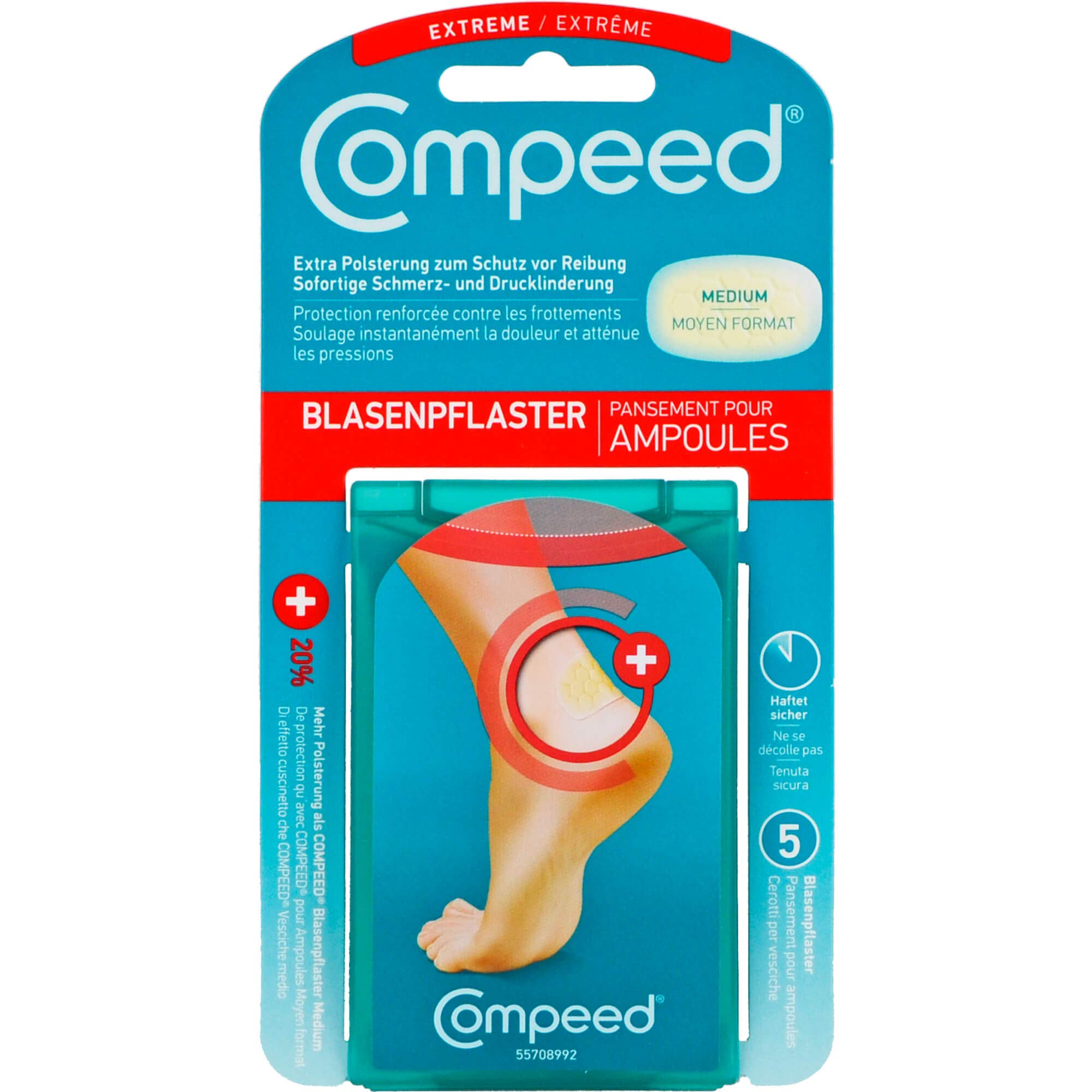 COMPEED Blister Extreme Plasters (5 Plasters)