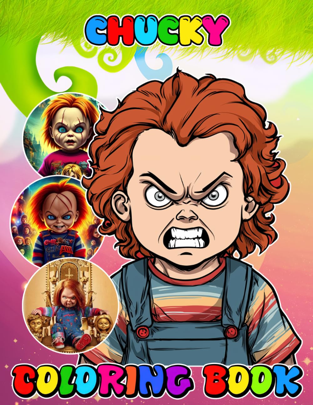 The coloring book: JUMBO Drawing Pages Of Characters for Kids Ages 4-8 8-12