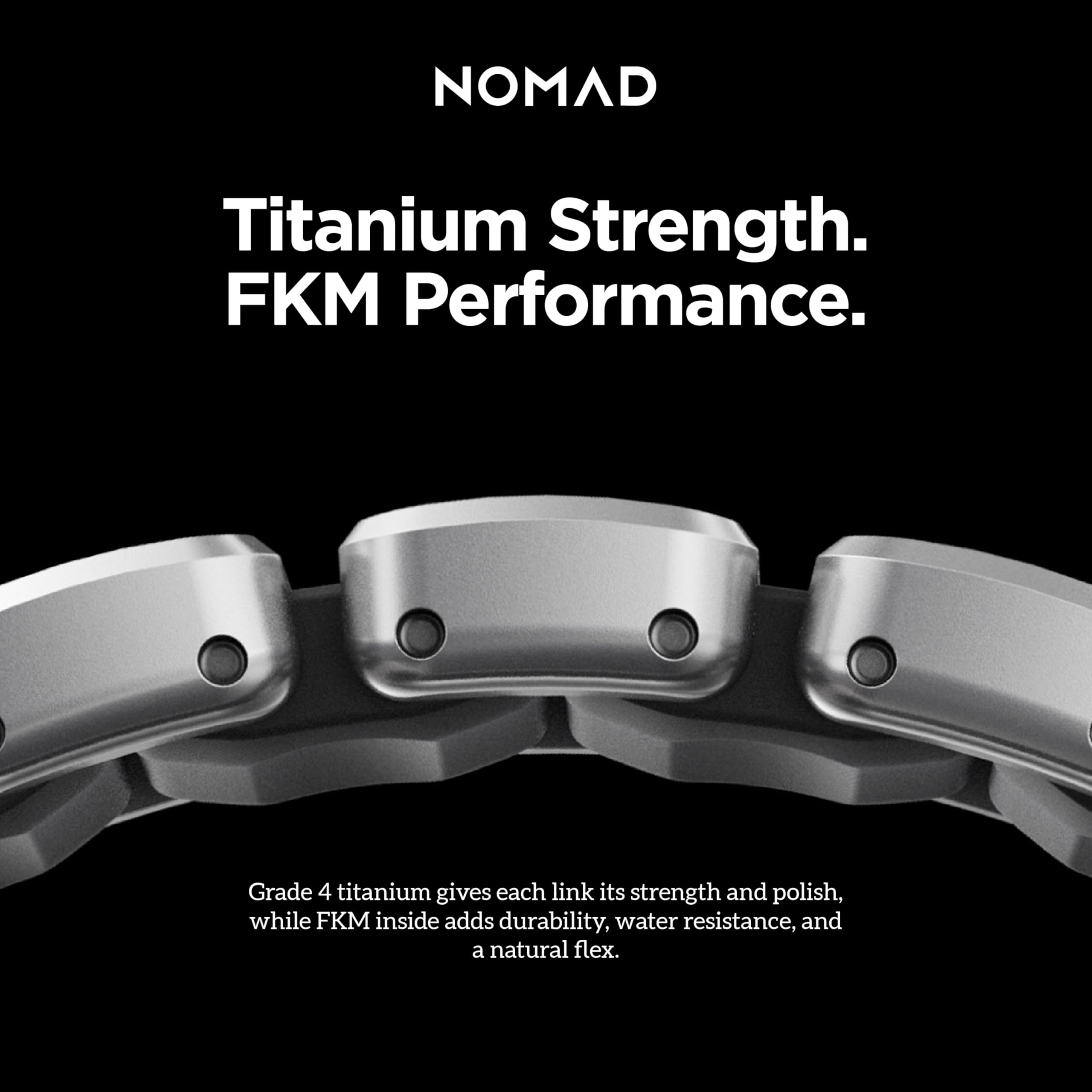NOMAD Stratos Pasek do zegarka Apple Watch 42/44 / 45/46 mm / 49 mm, hybrydowy