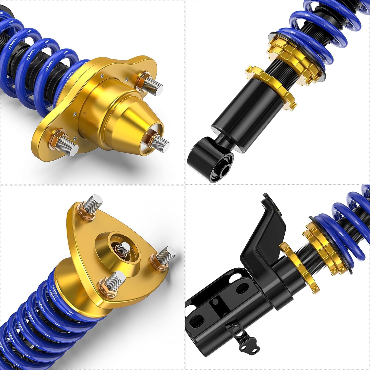 MOSTPLUS Adjustable Height Coilovers Struts Compatible with 2002 2003 2004 2005 2006 Acura RSX DC5 Suspensions Shock Struts Only for Coupe 2.0L