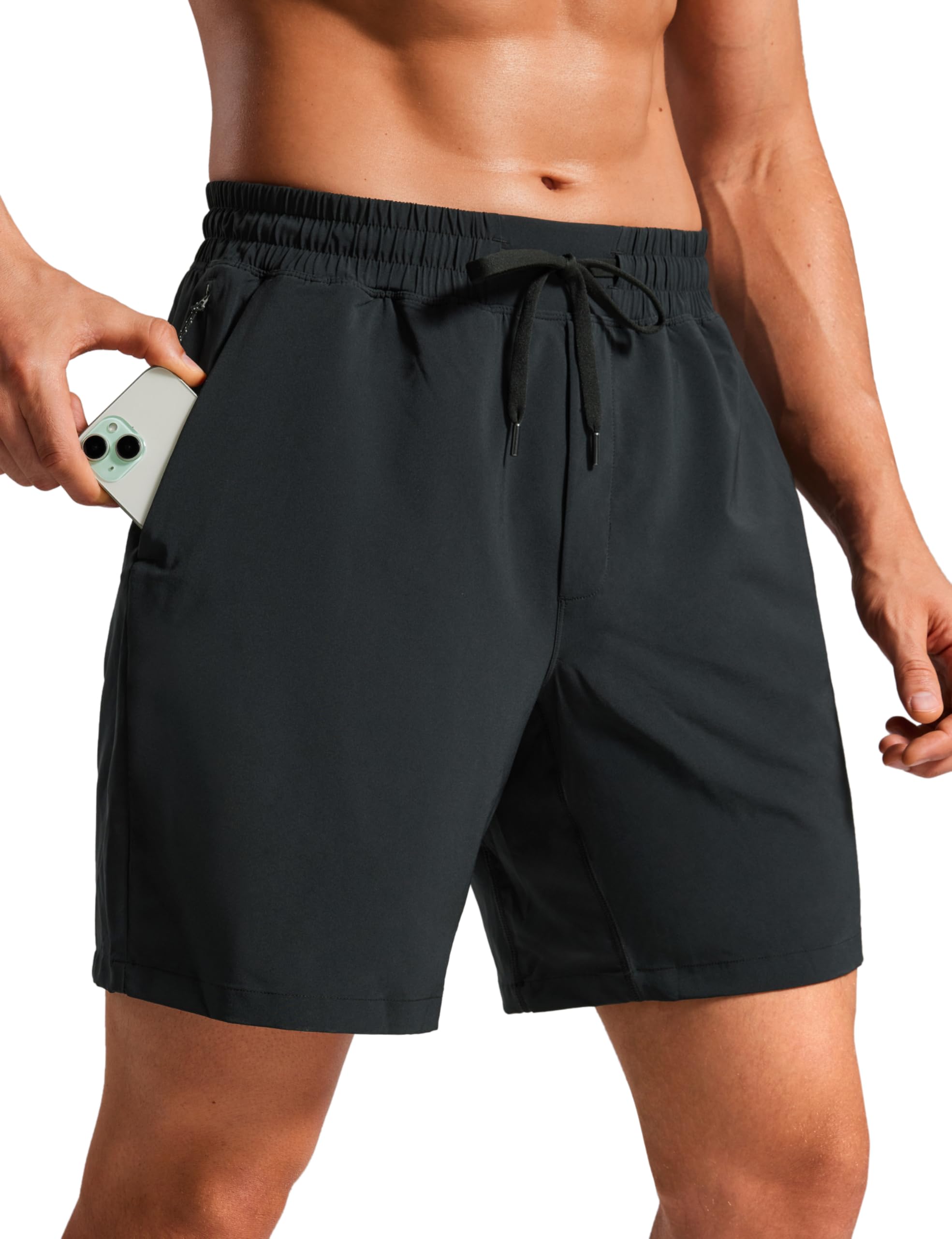 Mens Swim Trunks 5''/7'' - Mesh Liner Quick Dry Beach Sports Casual Swimwear Shorts with Pockets-image-33
