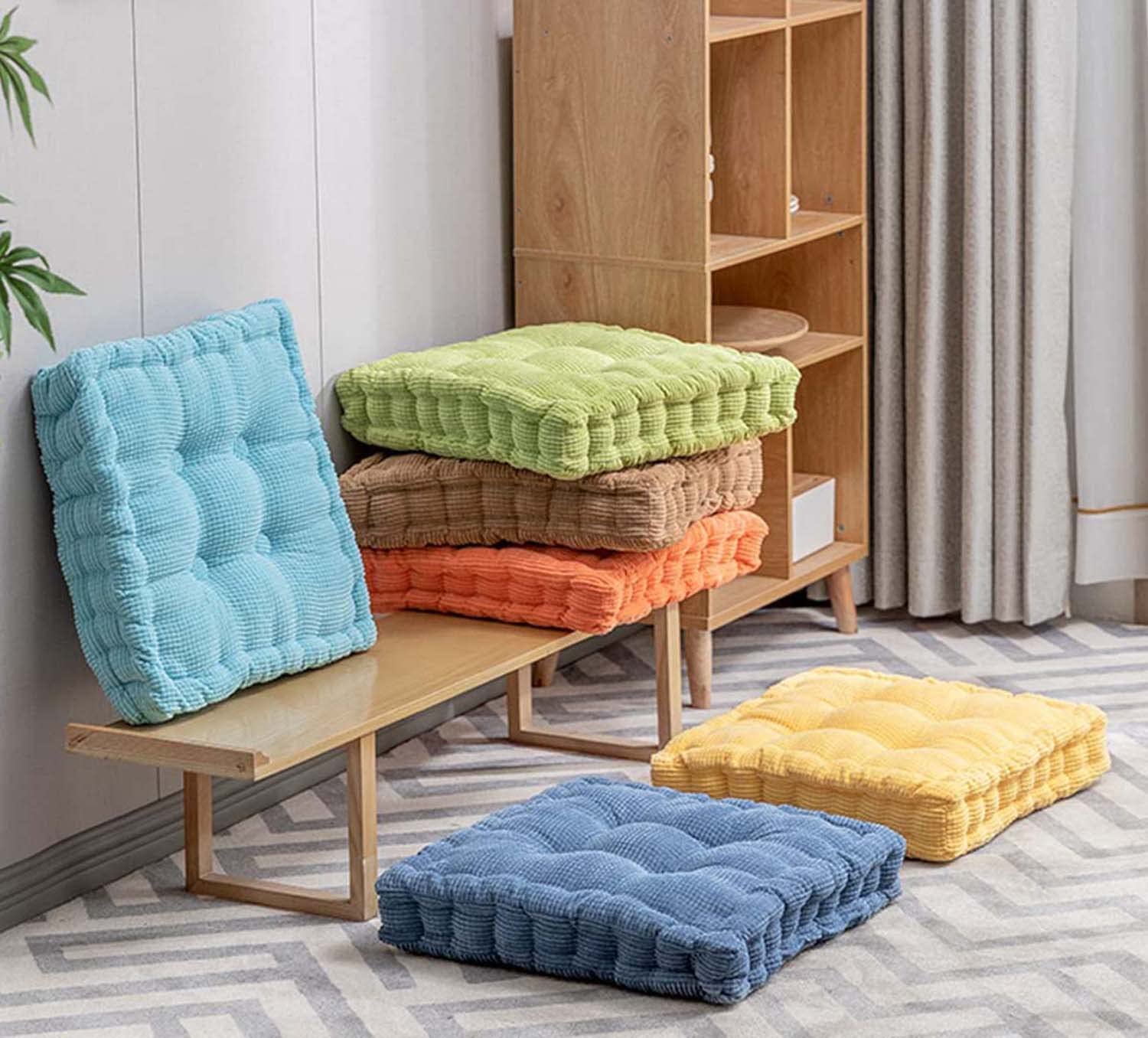 Cuscino di Rialzo da 10 cm, Cuscino per Sedia Spesso 45X45CM/50X50CM, Cuscini per Poltrona, per Auto, Ufficio, Interni ed Esterni