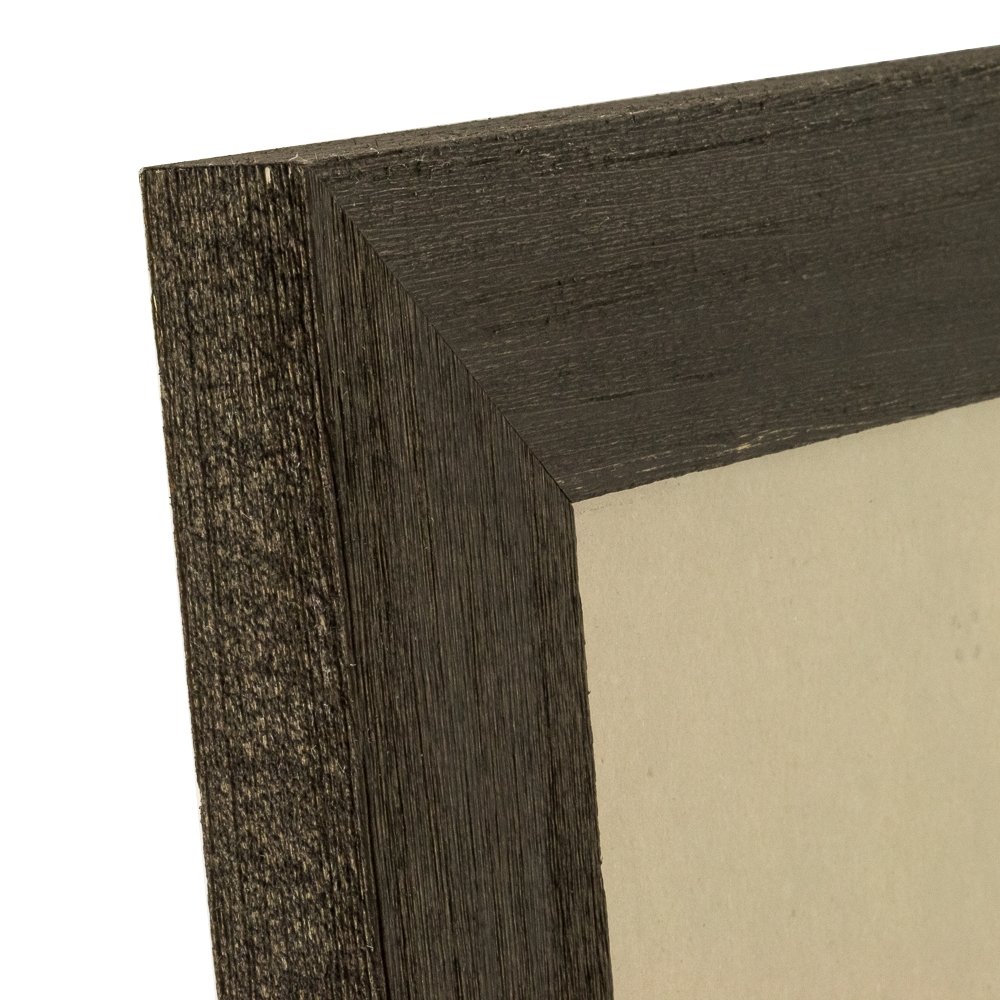 Craig Frames 20x20 Picture Frame - 1.5 Inch Wide Wood Grain Finish, Distressed Black (Includes Hanging Kit)