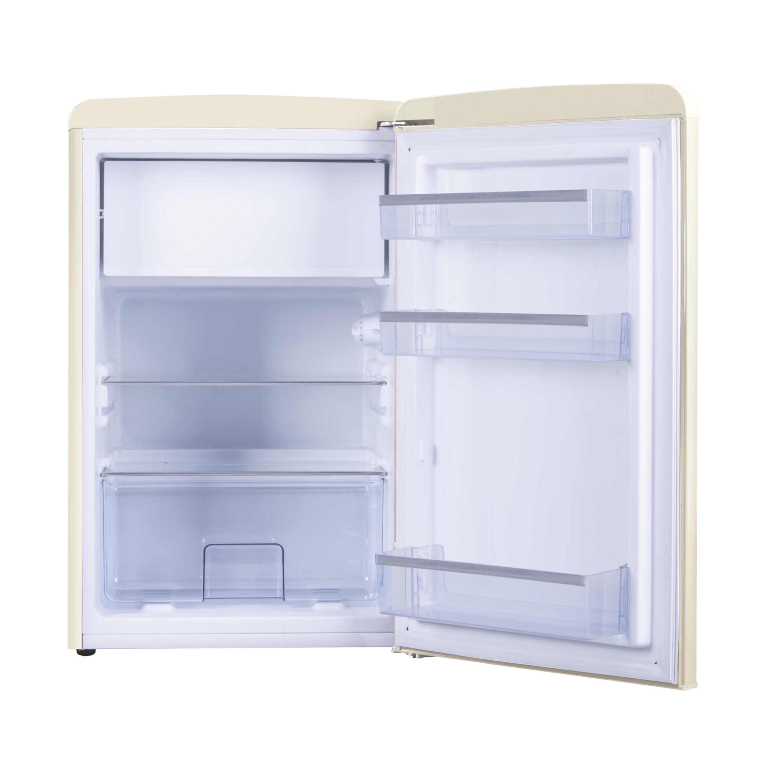 Amica Retro Kühl-Gefrierkombination 108 L 87,5 x 55 x 61,5 cm KS 15615 B