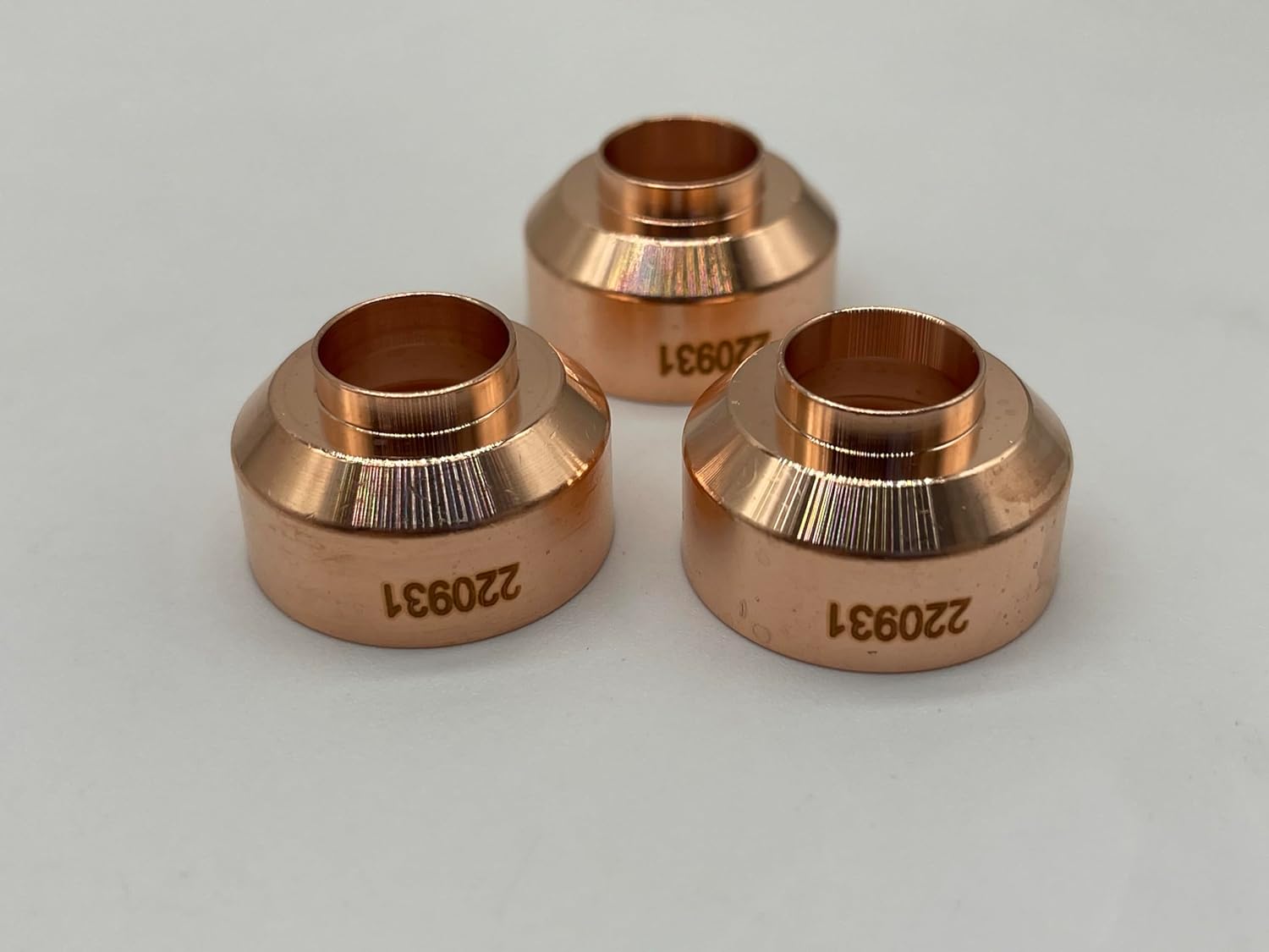 10Pcs 220931 Plasma Fine Cutter Shield Cap for Hypertherm PMX 45XP/65/85/105 Plasma Cutting Torch Consumable