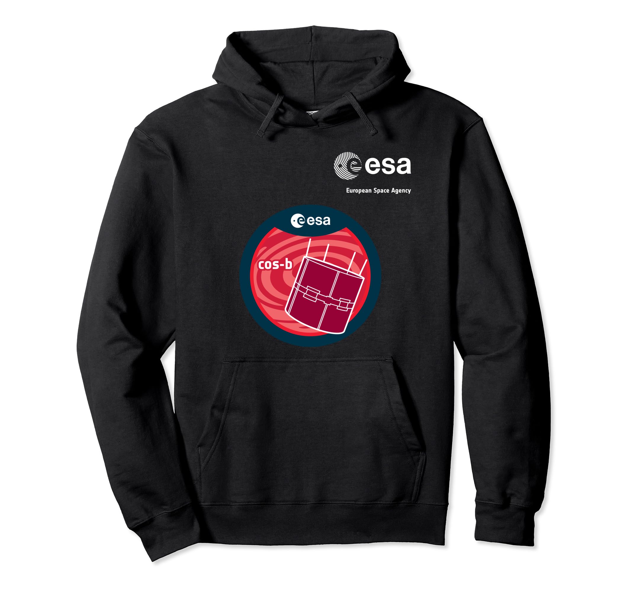 ESA European Space Agency Mission Cos-B Patch Pullover Hoodie