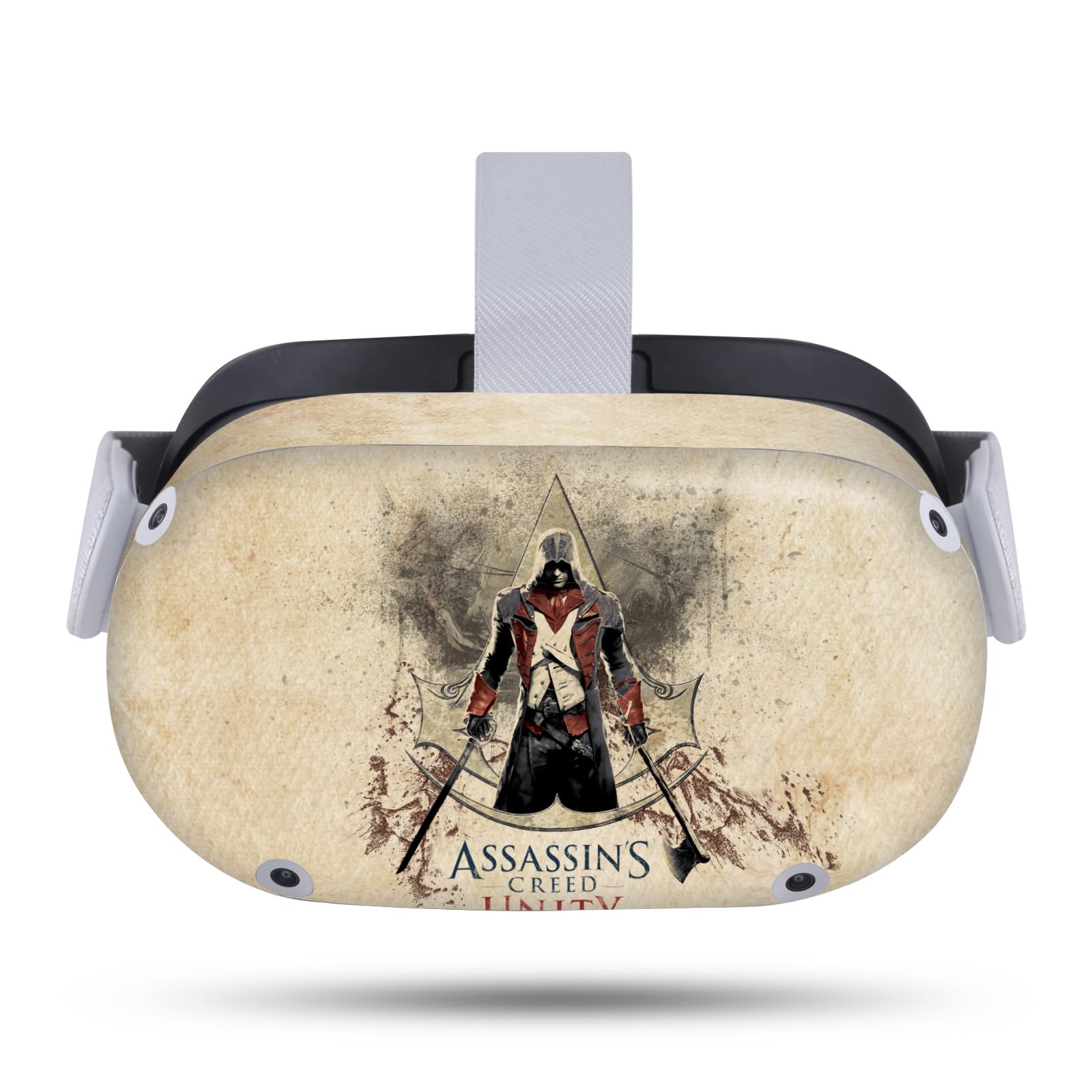 Head Case Designs Officially Licensed Assassin's Creed Arno Dorian Unity Key Art Vinyl Sticker Skin Decal Cover Compatible with Meta Quest 2