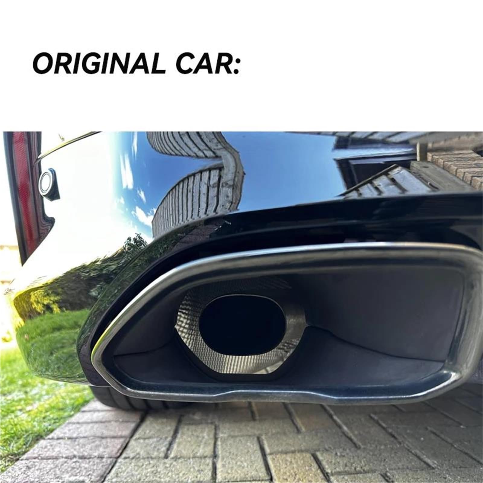 Auspuffblenden Auto-Quad-Auspuffspitze Für G42 Für M240i 2020 2021 2022 2023 Klemmersatz Dual-Schalldämpferspitze Endrohrdüse Auspuffblende(Black A)