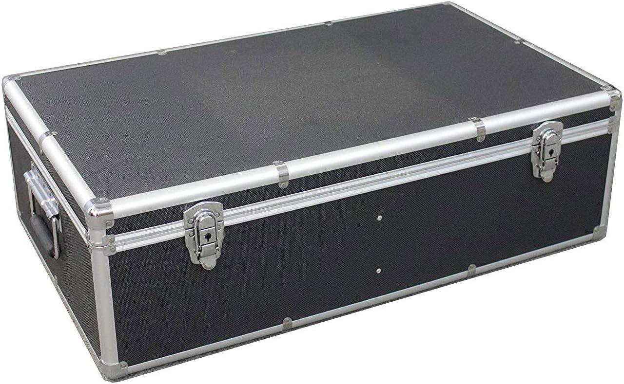 New Aluminum 840 Discs Movie Storage case for DVD Blu-Ray with Sleeves Black