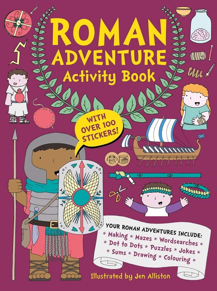 Roman Adventure Activity Book by Jen Alliston PAPERBACK 9781787080423