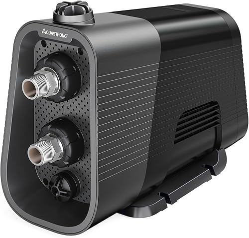 Aquastrong Smart 45 Bomba de presión de agua para toda la casa 80 PSI, velocidad variable automática de 115 V, presión constante, diseño integrado,