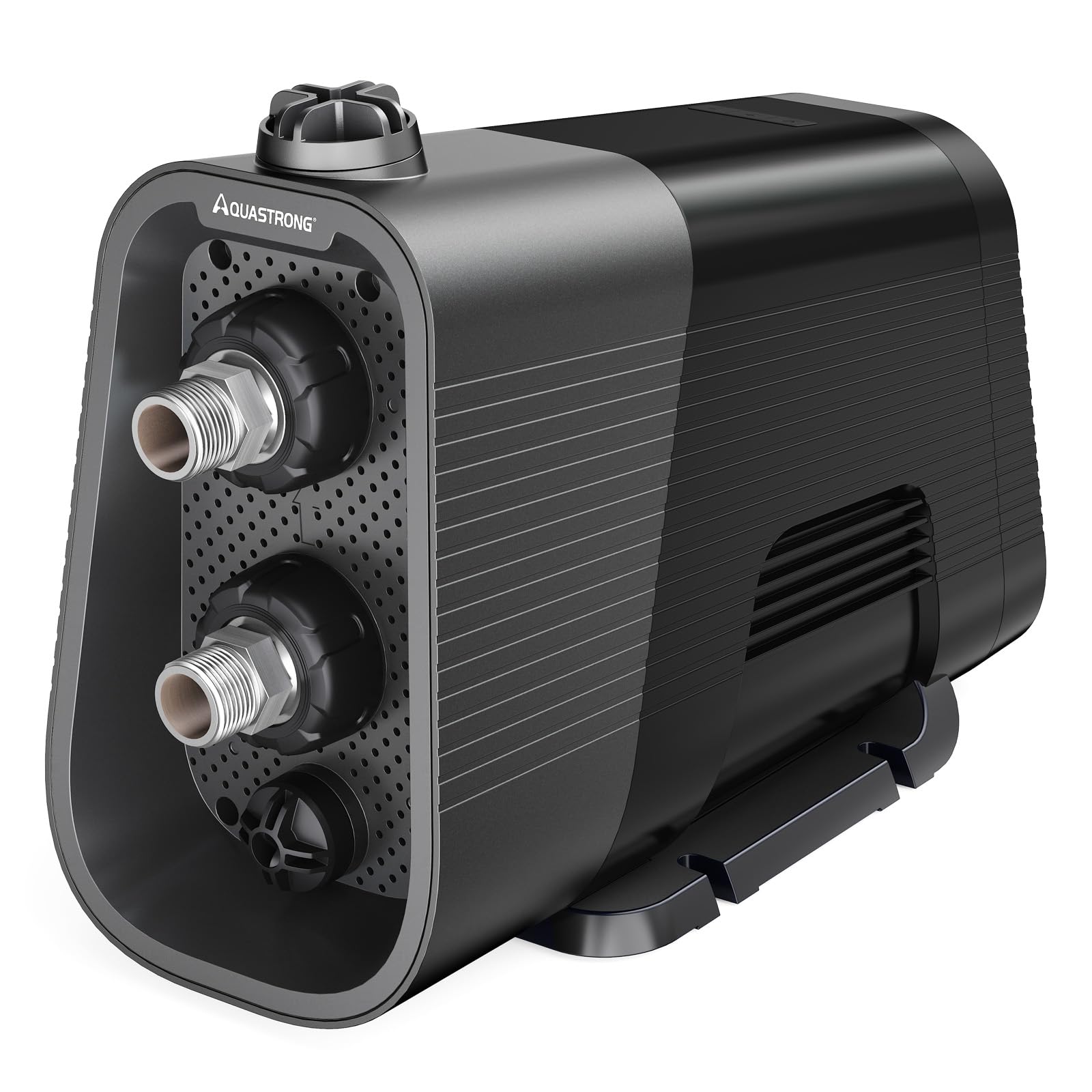 Aquastrong Smart 45 Whole House Water Pressure Booster Pump 80 PSI, 115V Automatic Variable Speed, Constant Pressure, Integrated Design, Self-Priming, for Home, Apartment, Shower, Garden, Shallow Well