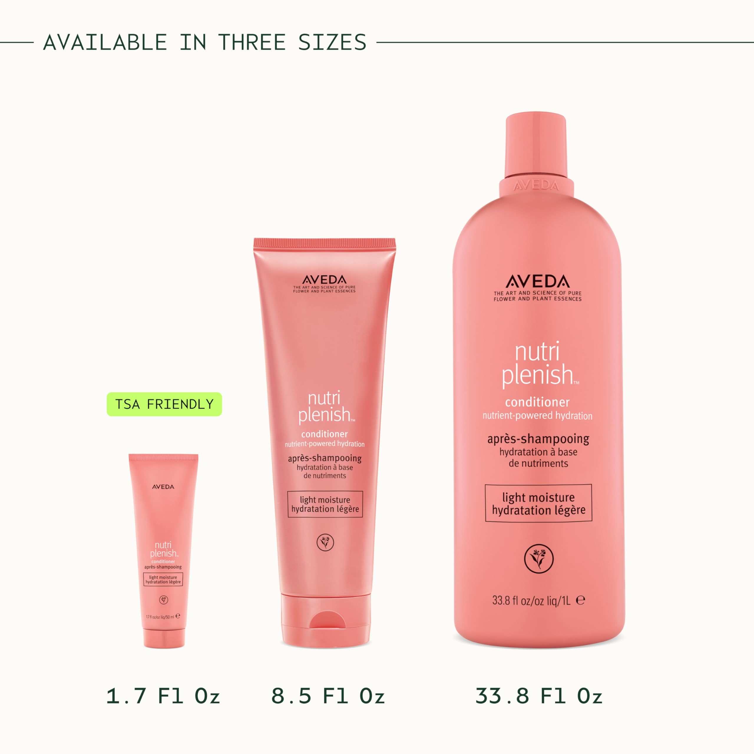 Aveda Nutriplenish Conditioner Light Moisture | Hydrating Conditioner for Fine to Medium Dry Hair | Organic Pomegranate Oil, Coconut Oil, Mango Butter | 96% Naturally Derived*
