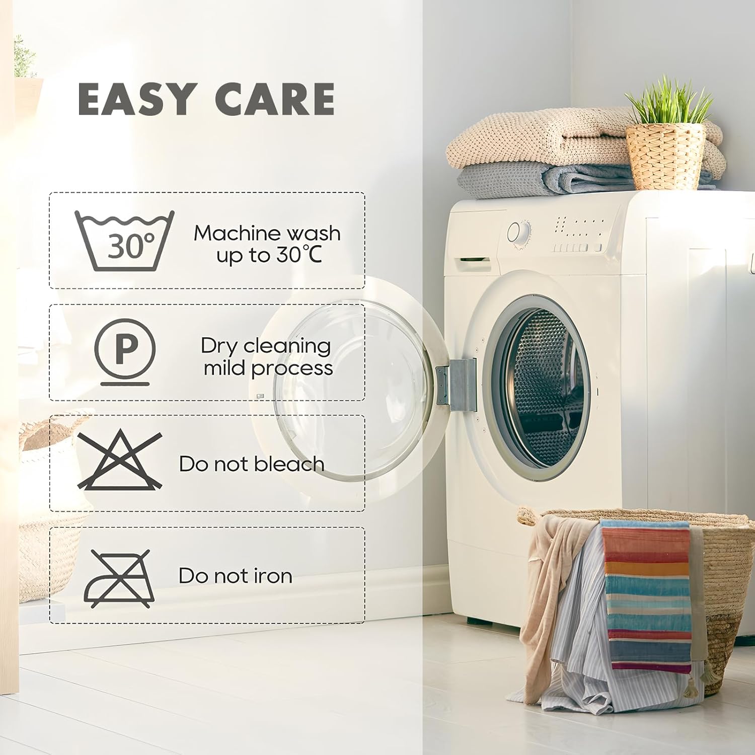 MSGKV Throw Blanket for Bed Cotton Animals Twin Size Couch Blanket 60"x80" Muslin Breathable Lightweight Farmhouse Blankets Home Decor All Seasons - Image 9